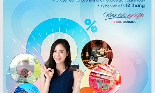 VietinBank triển khai trả góp lãi suất 0% cho mọi giao dịch thanh toán qua thẻ tín dụng